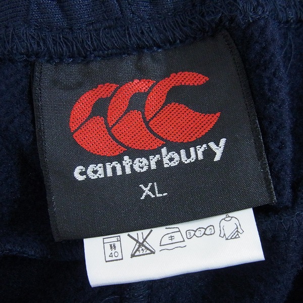 実際に弊社で買取させて頂いた【未使用】CANTERBURY/カンタベリー トレーニングスウェットパンツ ネイビー RG15516/XLの画像 2枚目