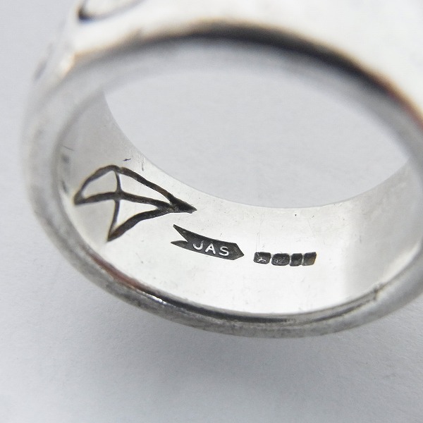 実際に弊社で買取させて頂いた【ギャラ付】CRAZY PIG/クレイジーピッグ Small Gothic CPD/スモール ゴシック CPD リング ＃736 12号の画像 4枚目