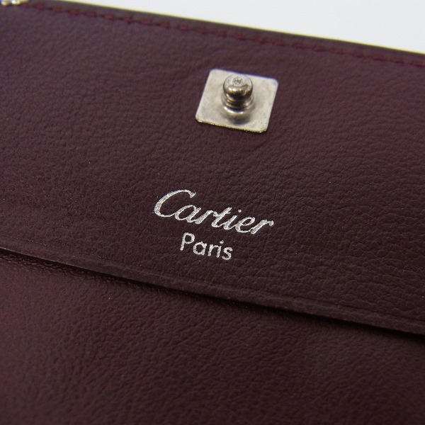 実際に弊社で買取させて頂いたCARTIER/カルティエ カボション/オニキス コインケース/小銭入れ CA-690の画像 3枚目