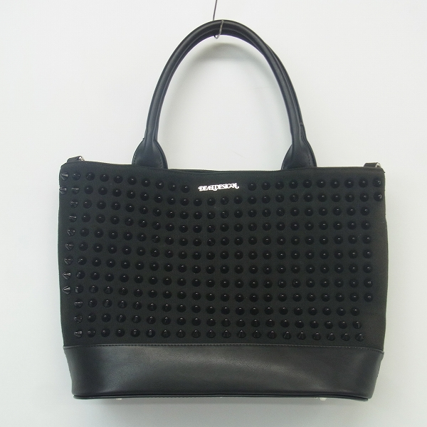 実際に弊社で買取させて頂いたDEALDESIGN/ディールデザイン スタッズ トートバック　ブラック