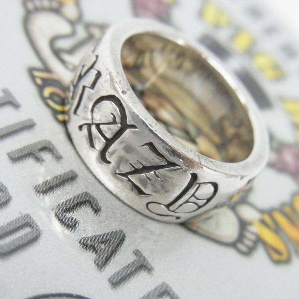 実際に弊社で買取させて頂いた【ギャラ付】CRAZY PIG/クレイジーピッグ Small Gothic CPD/スモール ゴシック CPD リング ＃736 12号