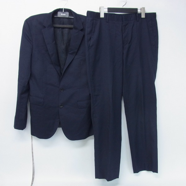 実際に弊社で買取させて頂いたHUGO BOSS/ヒューゴボス GUABELLO/グアベロ Super120 2B セットアップ スーツ/48