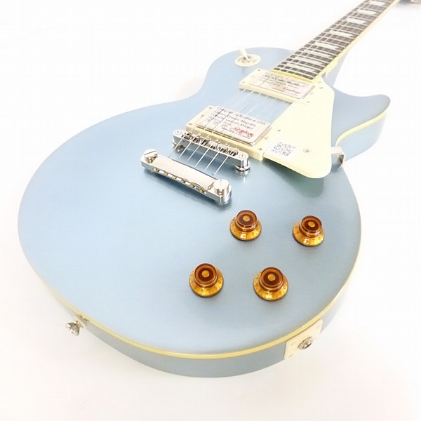 実際に弊社で買取させて頂いた★【動作確認済】Epiphone/エピフォン Les Paul Standard/レスポール スタンダード Pelham Blue ケース付きの画像 4枚目