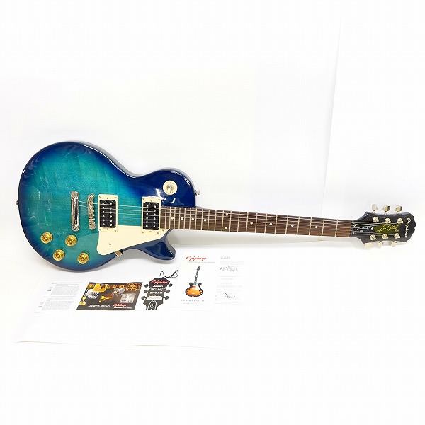 実際に弊社で買取させて頂いた★Epiphone/エピフォン Les Paul 100 Limited Edition Blueburst Finish レスポール エレキギターの画像 0枚目