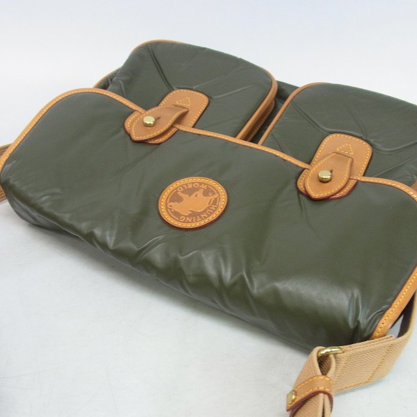 実際に弊社で買取させて頂いたHUNTING WORLD/ハンティングワールド バチューショルダーバッグの画像 2枚目