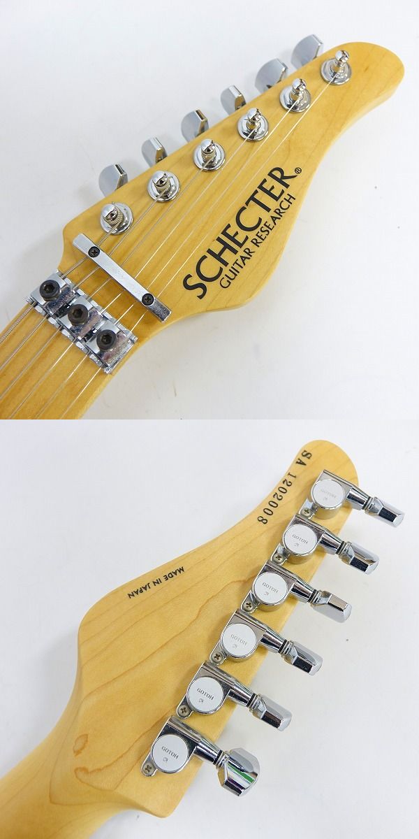 実際に弊社で買取させて頂いた★SCHECTER/シェクター 日本製 GS-1-FR RDSB/M エレキギター の画像 1枚目