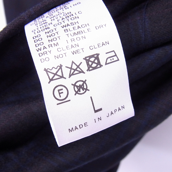 実際に弊社で買取させて頂いた【未使用】EDIFICE/エディフィス 13 スタンドカラーブルゾン/Lの画像 4枚目