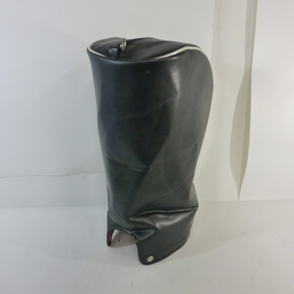 実際に弊社で買取させて頂いたLe coq sportif/ルコック レディースキャディバッグ QQL1066 8.5型(46インチ対応) ブラック/ピンクの画像 3枚目