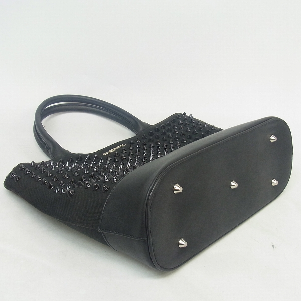 実際に弊社で買取させて頂いたDEALDESIGN/ディールデザイン スタッズ トートバック　ブラックの画像 3枚目
