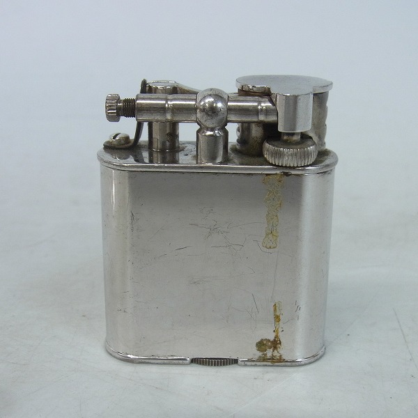 実際に弊社で買取させて頂いたdunhill/ダンヒル UNIQUE/ユニーク シルバー イングランド製 ハンマー オイルライターの画像 1枚目