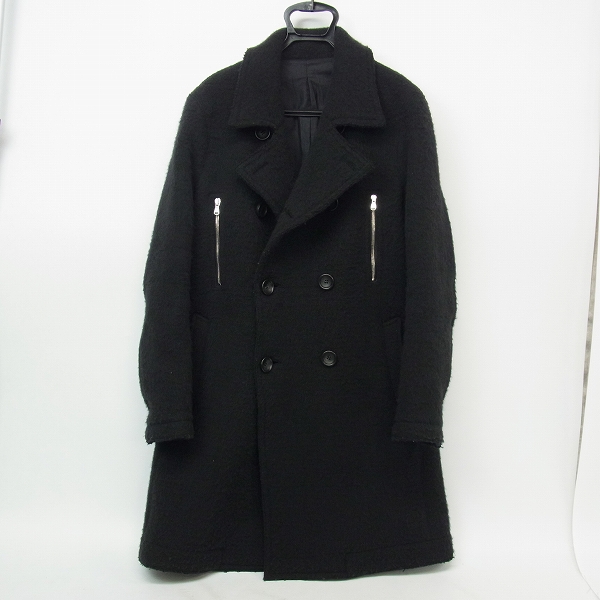 実際に弊社で買取させて頂いたjunhashimoto/ジュンハシモト ウール100% ブランケットダブルコート/4