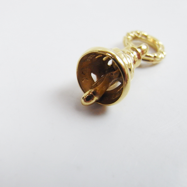 実際に弊社で買取させて頂いた【ギャラ付き】LONE ONES/ロンワンズ 18K Crane Bell/クレーンベル ペンダントトップ XSの画像 2枚目