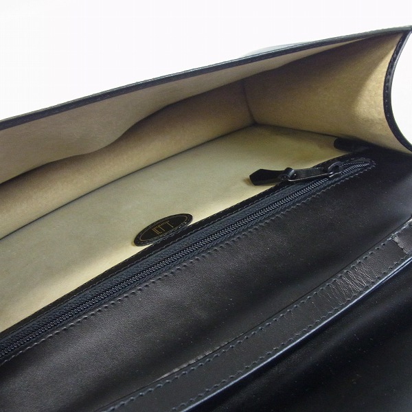 実際に弊社で買取させて頂いたdunhill/ダンヒル レザー セカンド クラッチバッグ 3桁ダイヤルロック式の画像 2枚目