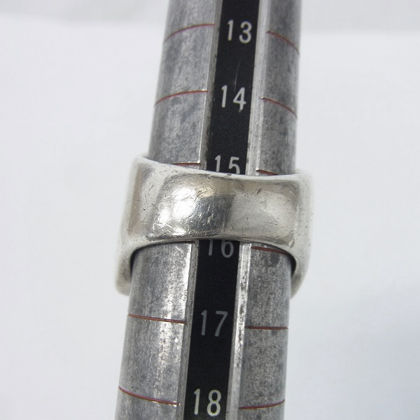 実際に弊社で買取させて頂いたCRAZY PIG/クレイジーピッグ ラージエビルスカルリング/15.5～16号の画像 8枚目