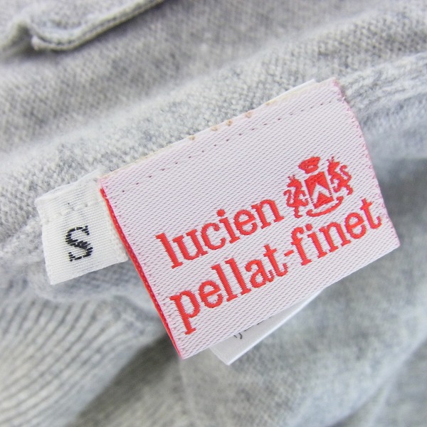 実際に弊社で買取させて頂いたlucien pellat-finet/ルシアンペラフィネ カシミヤ ジップ ブルゾン/ジャケット/Ｓの画像 2枚目