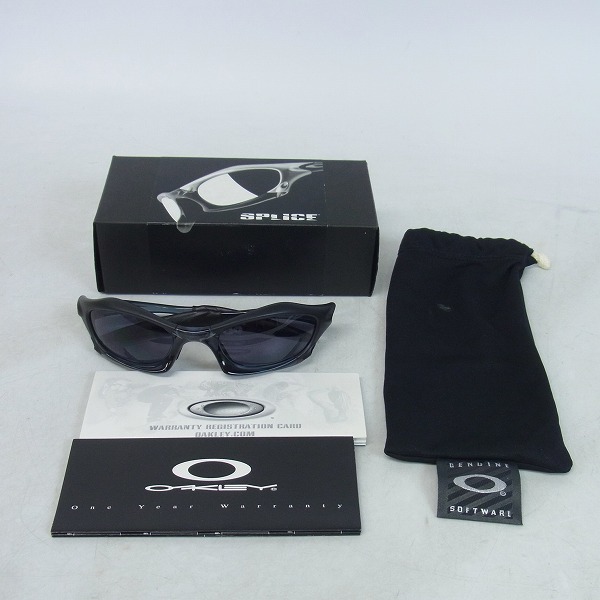 OAKLEY/オークリー SPLICE スプライス Black/Gunmetal w/Emerald サングラスの買取実績 -  ブランド買取専門店リアクロ