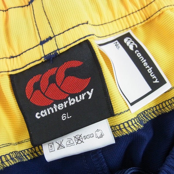 実際に弊社で買取させて頂いたCANTERBURY/カンタベリー TOYOTA PRACTICE HP ハーフパンツ R25520TY/6Lの画像 2枚目