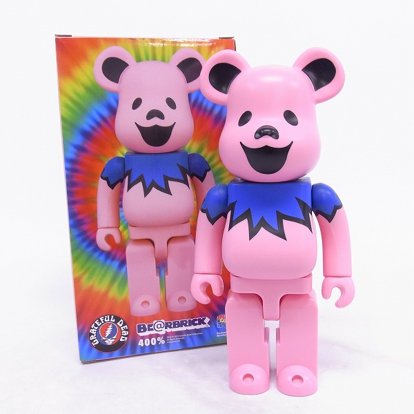 BE@RBRICK/ベアブリック グレイトフルデッド ダンシングベア ピンク