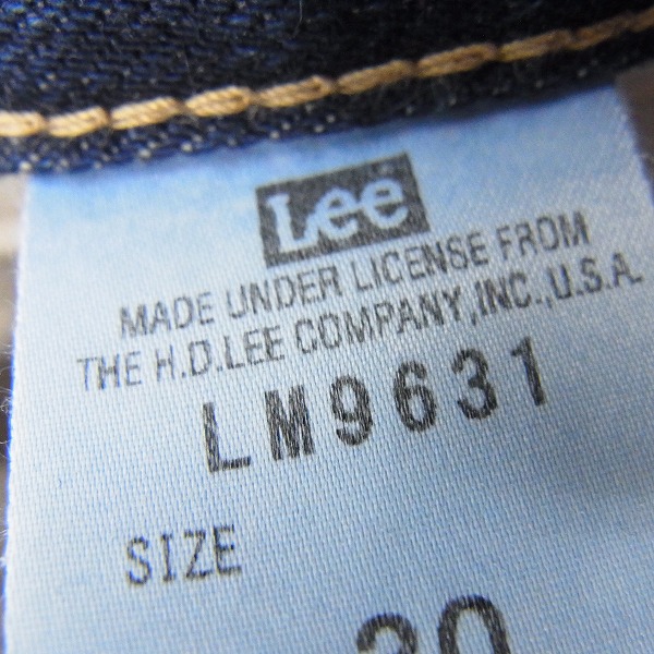 実際に弊社で買取させて頂いたLee/リー デニムパンツ LM9631/LM5101 2点セットの画像 4枚目