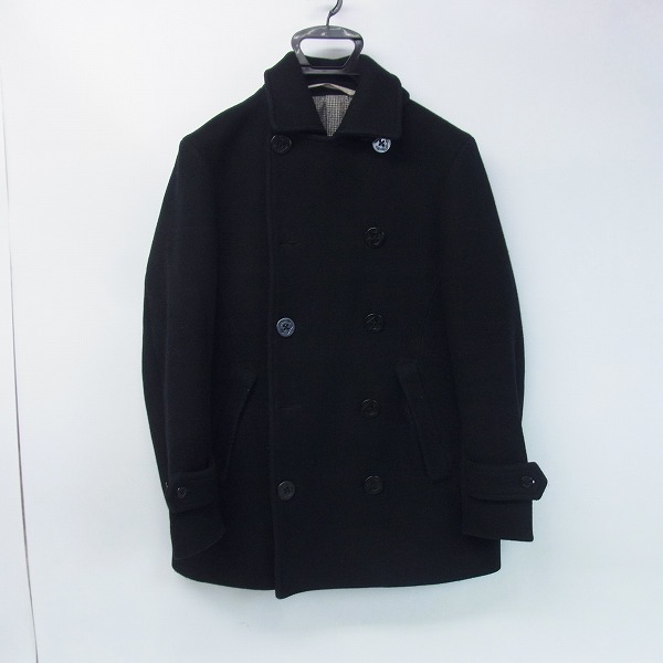 実際に弊社で買取させて頂いたEDIFICE/エディフィス メルトンウール Pコート アウター/44