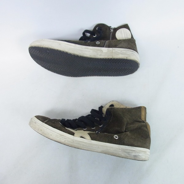 実際に弊社で買取させて頂いたGOLDEN GOOSE/ゴールデングース FRANCY/フランシー サイドジップ ハイカットスニーカー Size：42の画像 3枚目