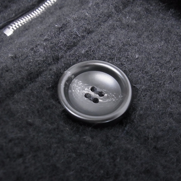 実際に弊社で買取させて頂いたjunhashimoto/ジュンハシモト ウール100% ブランケットダブルコート/4の画像 7枚目