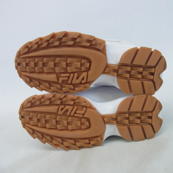 実際に弊社で買取させて頂いたFILA/フィラ DISRUPTOR 2/ディスラプター2 ホワイト ガム スニーカー/28の画像 2枚目