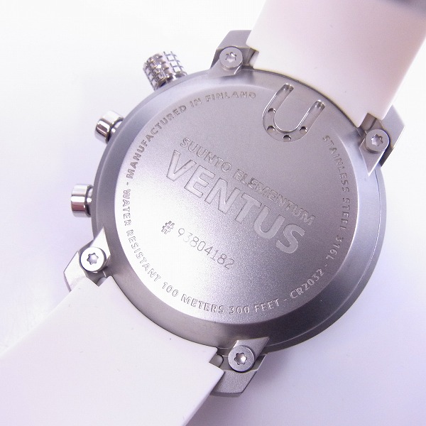 実際に弊社で買取させて頂いたSUUNTO/スント 腕時計 Elementum VENTUS/エレメンタム ベンタス 白 SS014524000【動作未確認】の画像 4枚目