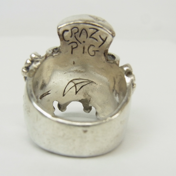 実際に弊社で買取させて頂いたCRAZY PIG DESIGNS/クレイジーピッグ CPD Mascot Skull/CPDマスコットスカル ＃628/20.5-21号の画像 3枚目