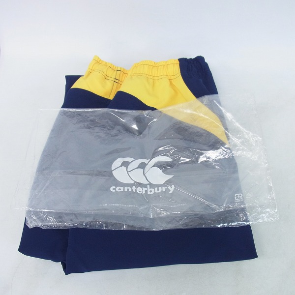 実際に弊社で買取させて頂いた【未使用】CANTERBURY/カンタベリー TOYOTA PRACTICE PANTS パンツ R15520TY イエロー/6Lの画像 5枚目