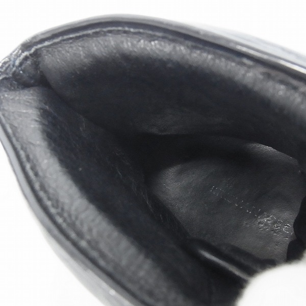 実際に弊社で買取させて頂いたKRIS VAN ASSCHE/クリスヴァンアッシュ レザー ハイカットスニーカー/43の画像 4枚目