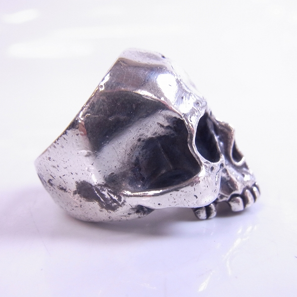 実際に弊社で買取させて頂いた【生前】Gabor/ガボール Large skull ring/ラージスカル リング wo/ジョー 17～18号の画像 4枚目