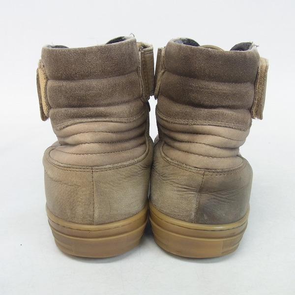 実際に弊社で買取させて頂いたDIESEL BLACK GOLD/ディーゼルブラックゴールド 15SS JORGE-HB ベルクロハイカットスニーカー/42の画像 1枚目