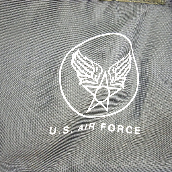 実際に弊社で買取させて頂いたALPHA INDUSTRIES/アルファインダストリーズ U.S. AIR FORCE ボア襟付き フライトジャケット B-15C ネイビー 40の画像 2枚目