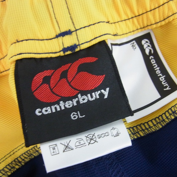実際に弊社で買取させて頂いた【未使用】CANTERBURY/カンタベリー TOYOTA PRACTICE PANTS パンツ R15520TY イエロー/6Lの画像 2枚目