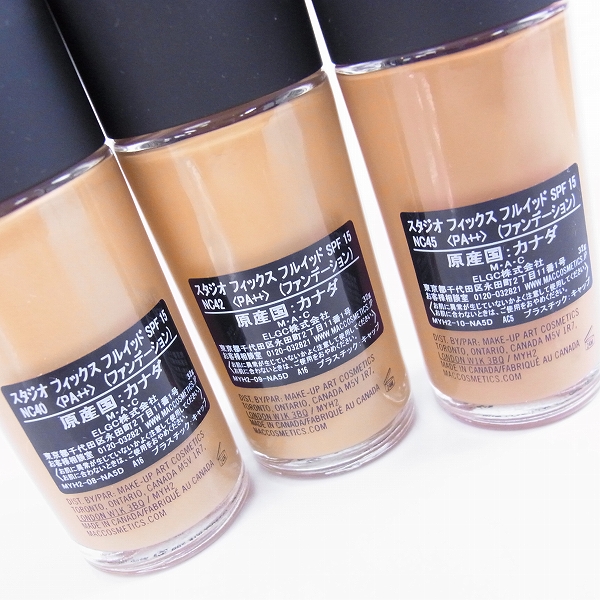 MAC スタジオ フィックス フルイド NC40 /NC42 スタジオ フィックス フルイッド SPF 25 | マック MAC Cosmetics