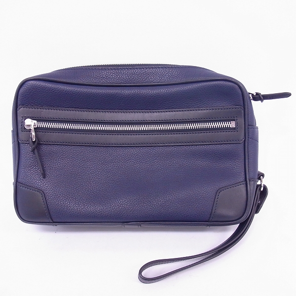 実際に弊社で買取させて頂いたdunhill/ダンヒル ウィンザー セカンドバッグ PVC/レザー クラッチバッグ の画像 1枚目