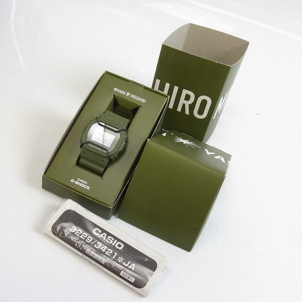 実際に弊社で買取させて頂いたG-SHOCK/Gショック×MIHARA YASUHIRO/ミハラヤスヒロ コラボ/クォーツ腕時計 DW-5600VTの画像 6枚目