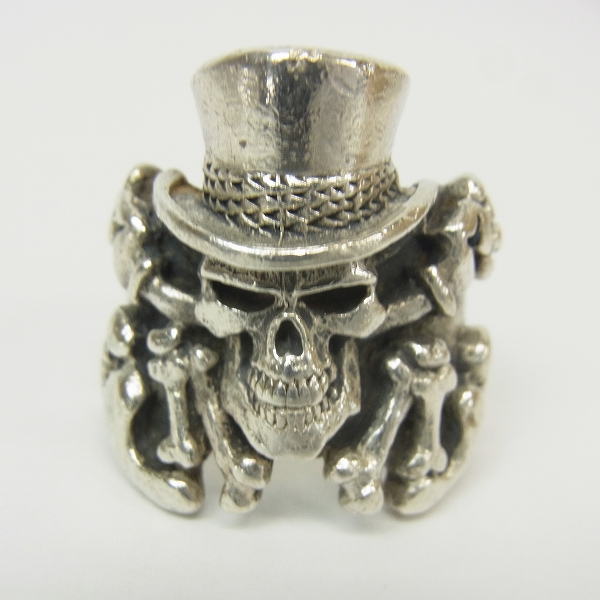 実際に弊社で買取させて頂いたCRAZY PIG DESIGNS/クレイジーピッグ CPD Mascot Skull/CPDマスコットスカル ＃628/20.5-21号の画像 1枚目