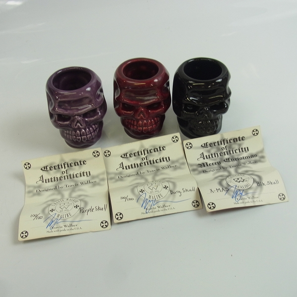 実際に弊社で買取させて頂いた【ギャラ付】TRAVIS WALKER/トラヴィスワーカー 2002年クリスマス限定 特製キャンドルケース 3点セットの画像 8枚目