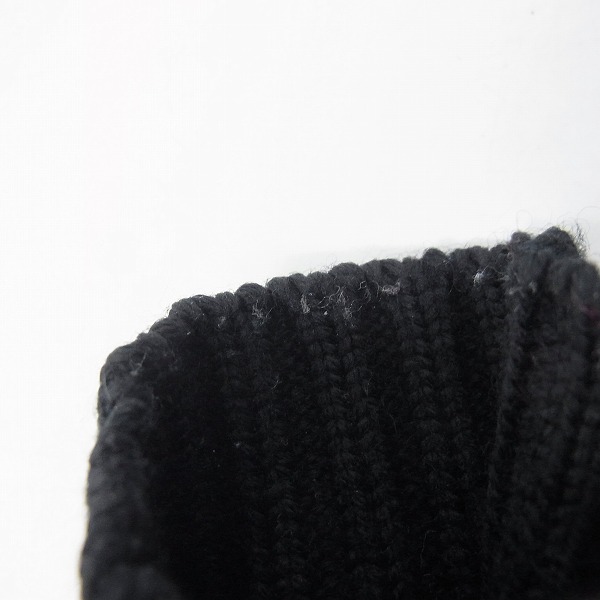 実際に弊社で買取させて頂いたjunhashimoto/ジュンハシモト ウールニットセーター ブラック/3の画像 5枚目
