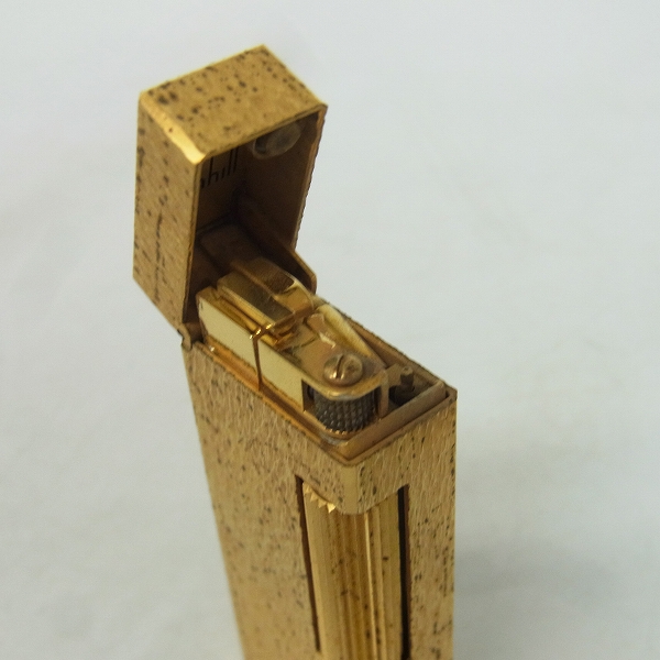 実際に弊社で買取させて頂いたdunhill/ダンヒル ローラー ガスライター ゴールドの画像 4枚目