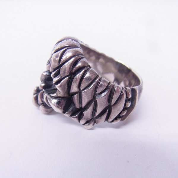 実際に弊社で買取させて頂いたDEAL DESIGN/ディールデザイン スカル リング 17号の画像 2枚目