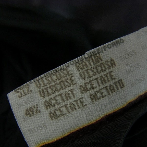 実際に弊社で買取させて頂いたBOSS HUGO BOSS/ボスヒューゴボス レザー コートの画像 3枚目