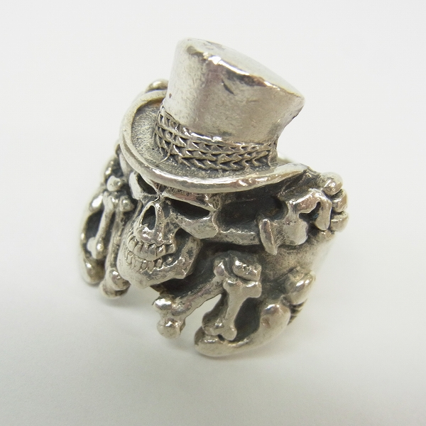 実際に弊社で買取させて頂いたCRAZY PIG DESIGNS/クレイジーピッグ CPD Mascot Skull/CPDマスコットスカル ＃628/20.5-21号