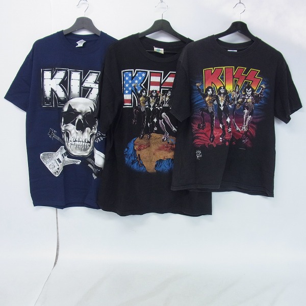 実際に弊社で買取させて頂いたKISS/キッス バンドTシャツ 9点セットの画像 1枚目