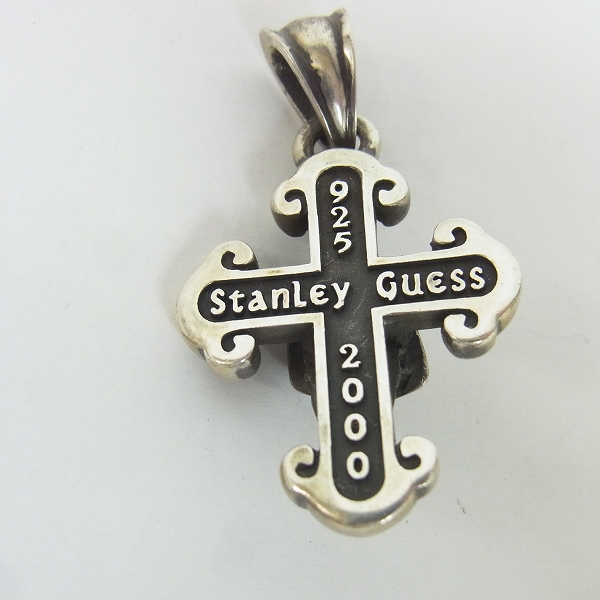 実際に弊社で買取させて頂いたSTANLEY GUESS/スタンリーゲス クロスwラージスカルペンダント チャームの画像 2枚目