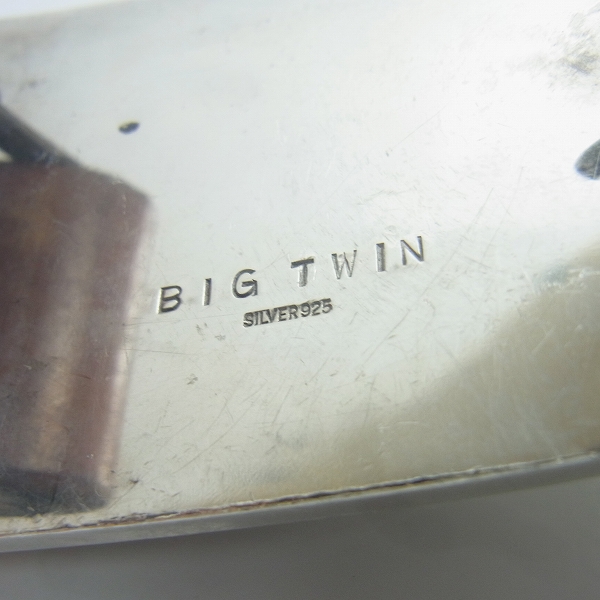 BIG TWIN/ビッグツイン シルバー手打ち彫りバックル 1878 1＄モルガン