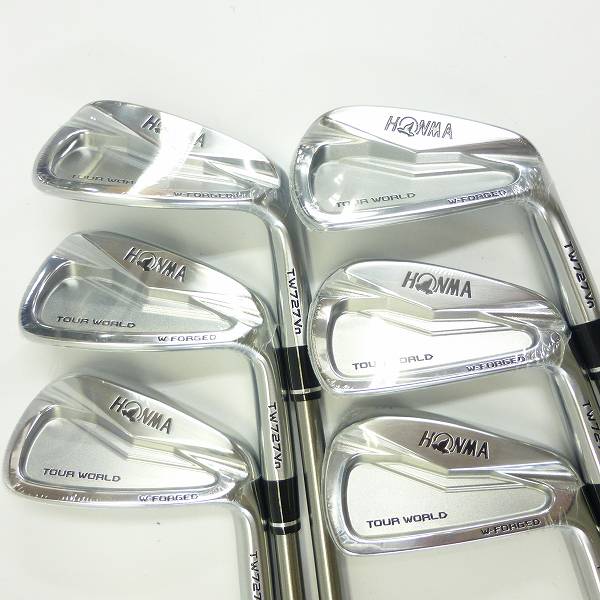 実際に弊社で買取させて頂いた★【未使用】HONMA/本間ゴルフ アイアン6本セット TOUR WORLD TW727Vn SRフレックスの画像 1枚目