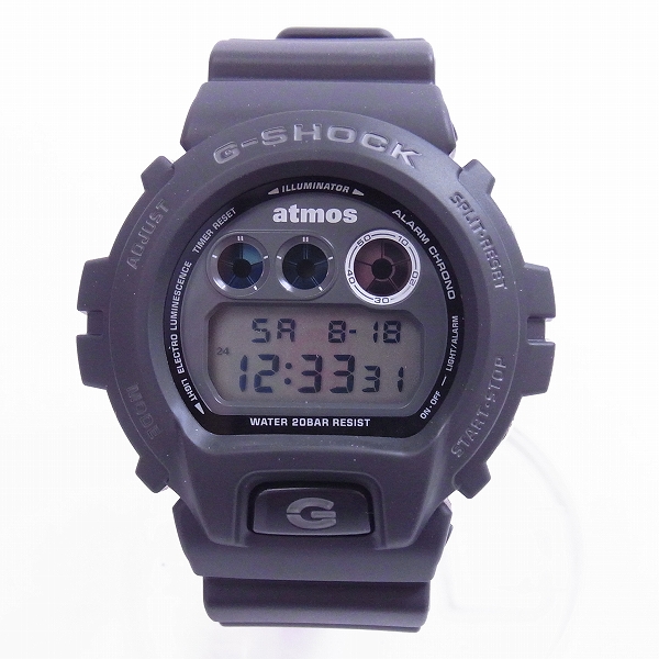 実際に弊社で買取させて頂いたG-SHOCK×atmos×BE@RBRICK/Gショック×アトモス×ベアブリックトリプルコラボウォッチ DW-6900FSの画像 1枚目